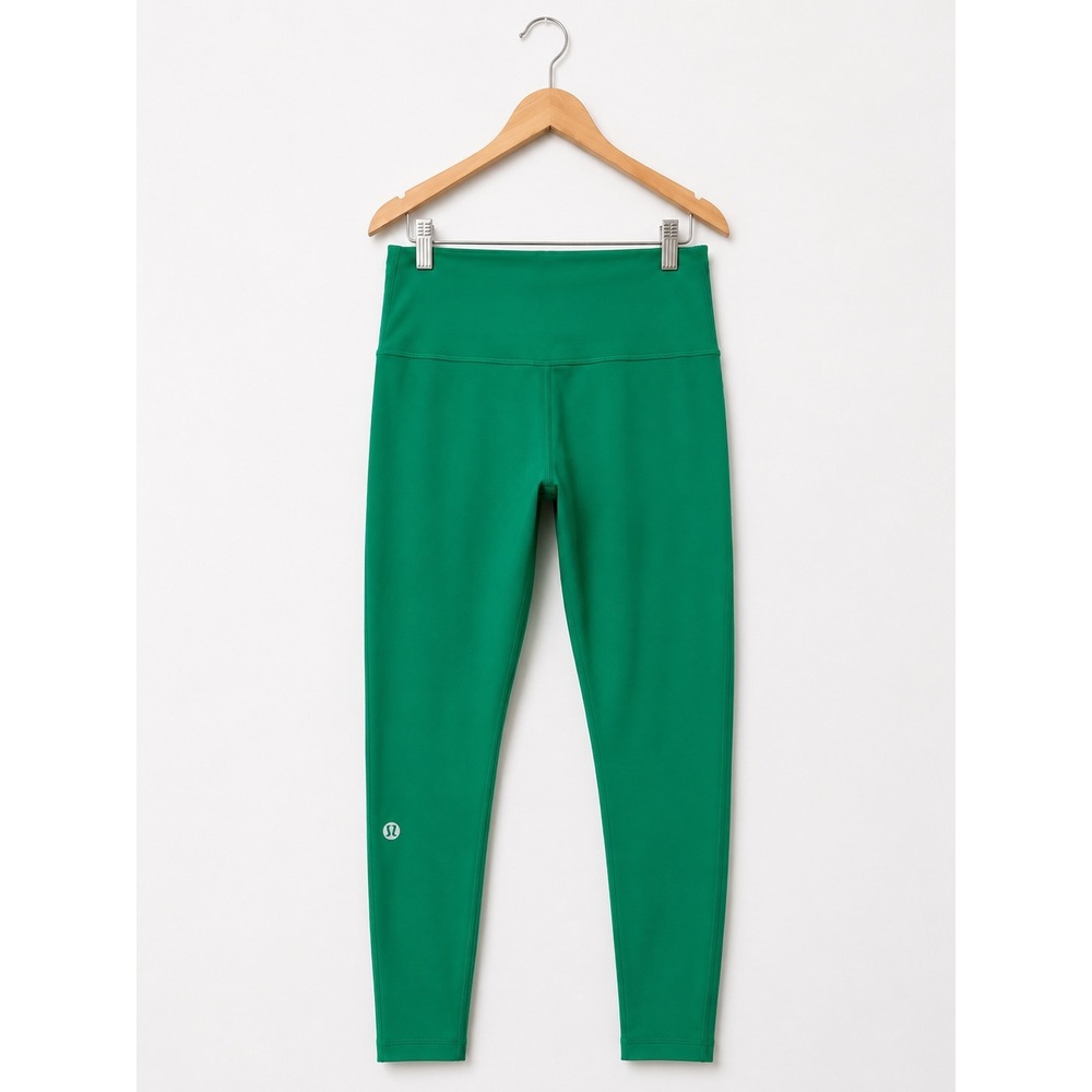 Lululemon Wunder Train High-Rise Tight 25" Everlux Kelly Green Size 0 Leggings